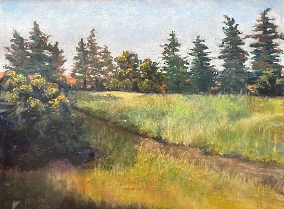 Our Meadow, pastel by Lorraine Dye